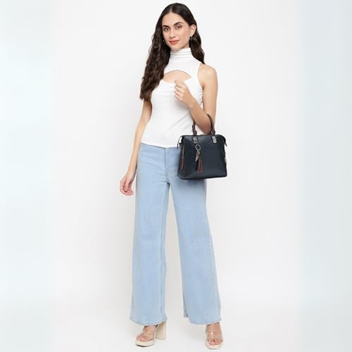 VISMIINTREND Women's Small Satchel Handbag for Women | Satchel Bag for Work | Ladies Purse | Stylish Shoulder Bag | Gift For Women | Timeless | Birthday/Wedding Gift for Wife/Sister/Mother