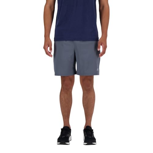 New Balance Mens Sport Essentials Short 7 Graphite Large