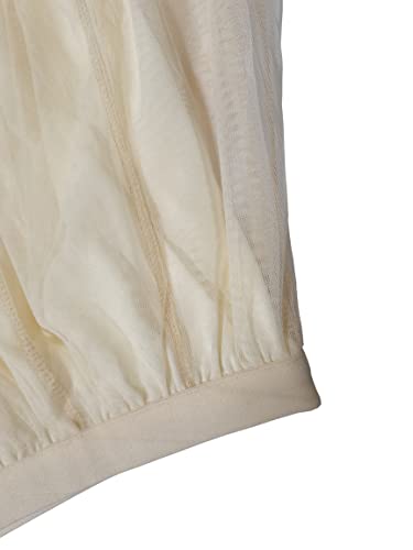 Womens Tulle Skirt Elastic High Waist Pleated A-line Fairy Skirt Layered Mesh Flowy Tutu Skirts3