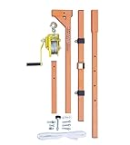 Manuelle Seilwinde Hebewerkzeug 10/15/20 m – robuster, faltbarer Hebezeug für einfache Kranmontage und Klimaanlageninstallation, langlebiges 10 m Seil im Lieferumfang enthalten