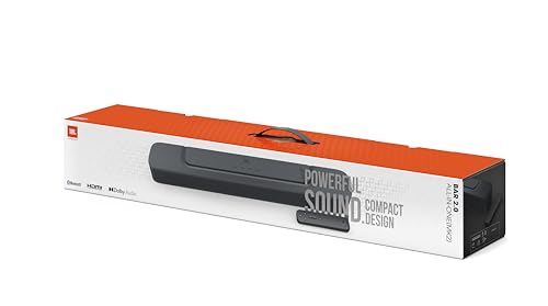 JBL Bar 2.0 MK2: Barra de Sonido Compacta 2.0 Canales Negra