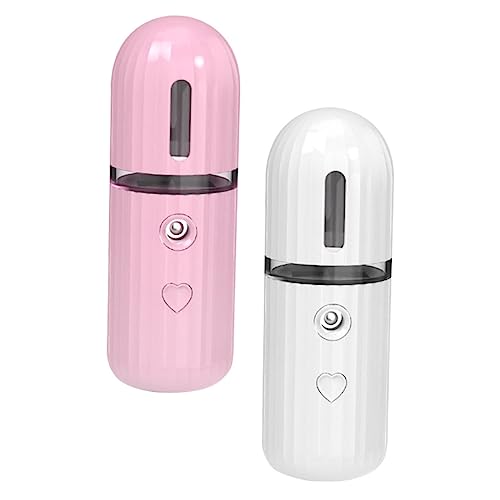 VICASKY 2pcs Portable Facial Handheld Sprayers Moisturizing Handy Mist Sprayer Facial Hydration Tools
