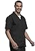 Cherokee Workwear Scrubs Men's Zip Front Jacket, Black, 3X-Large