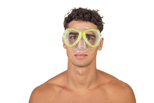 Masque de plongée SEAC Elba en silicone jaune - Modèle 0750041001360A - 5