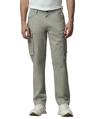 Image of MUFTI Navy Slim Fit Cargo Trousers
