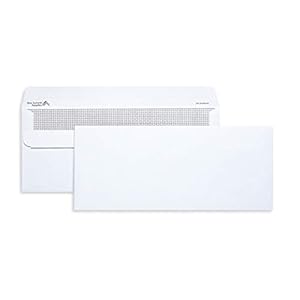 Blue Summit Supplies 500 Number 10 Envelopes Self Seal – Number 10 Business Envelopes Letter Size – Security Tint – Flip…