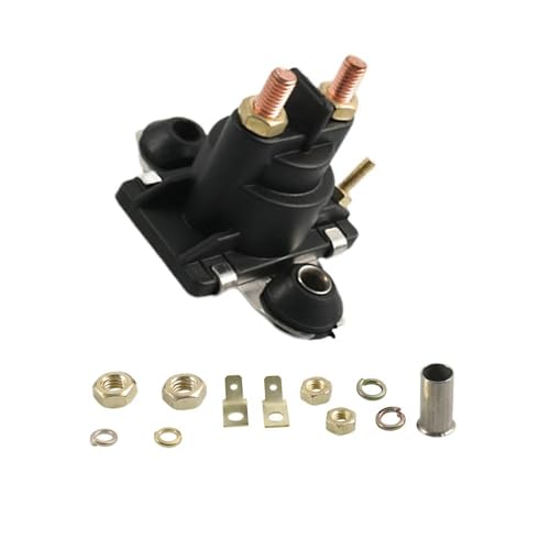 POWTAXBJGD 1 Set 12V Starter Relay for 25?40HP Industrial Supplies Replaces 89?818997A1, 89?818997A2, 89?818997T1, 89?818998A1, 89?818998A2