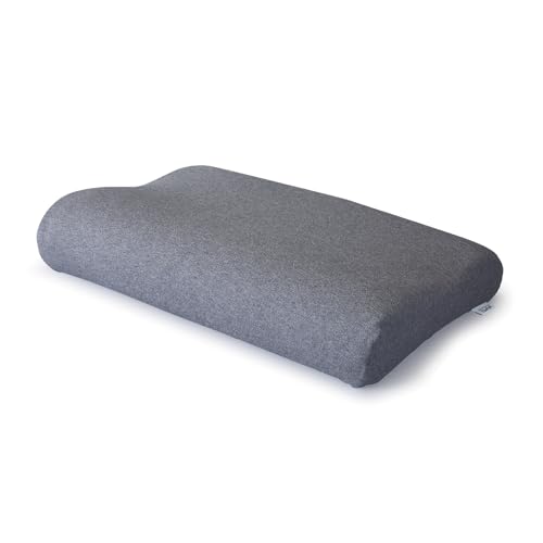 テンピュール(Tempur) 枕カバー グレー スムースピローケース Queen S/Queen M用 なめらか 抗菌防臭 伸縮性 ピローカバー 73009232