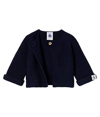 Petit Bateau 53148, Cardigan Unisex - Bimbi 0-24