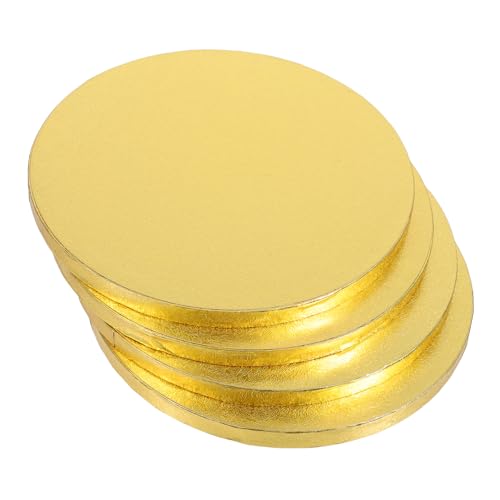 MUCKLILY 8 Inches Thickened Cake Drum Cake Board Holder Replaceable Dessert Paper Board Baking Tools