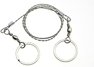Steel Wire Saw Emergency Camping Hunt Survival Metal Ring Army Issue Cutter Tool Kit