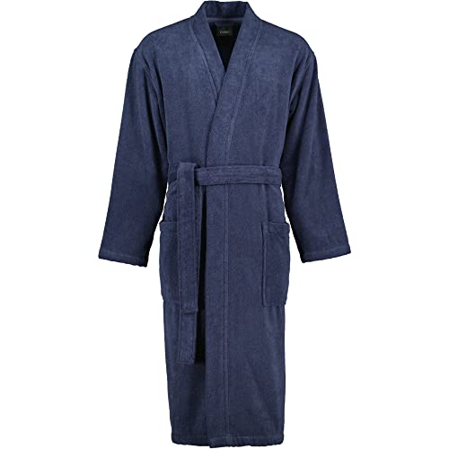 Preisvergleich Produktbild Cawö Home Bademäntel Herren Kimono Uni 828 blau - 17 S
