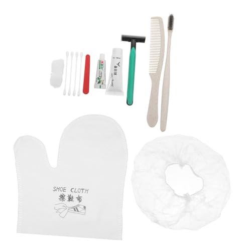 Anneome 1 Set Hotel Kit Personal Cleaning Essentials for Travel Disposable Toiletries Hotel Supplies Random Colors