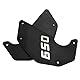 Motorrad-Seitenabdeckung, Rahmenplatte, Langlebig, Glänzender Schutz, Aluminiumlegierung für für Vulcan S 650 2015-2021 (BLACK)