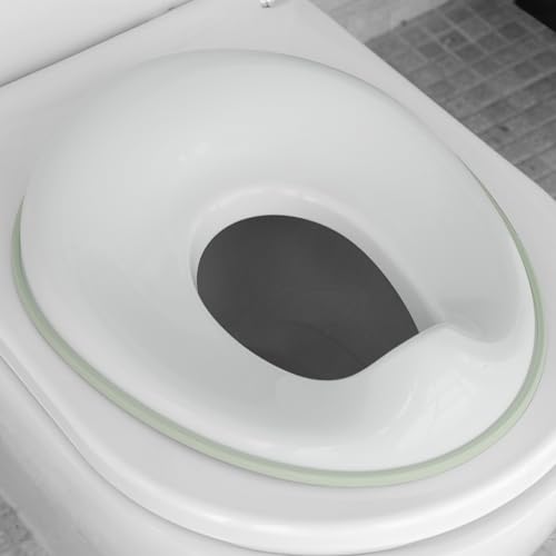 Image of Jool Baby Potty Training Seat for Boys and Girls, Fits Round & Oval Toilets, Non-Slip with Splash Guard, Includes Free Storage Hook (Sage)