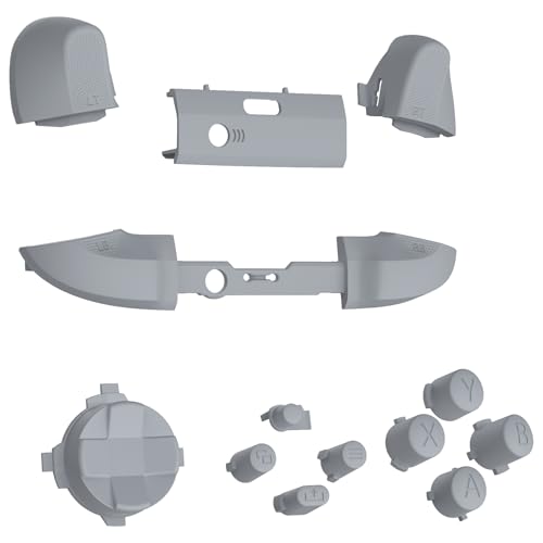 Image of eXtremeRate Replacement Buttons for Xbox Series X & S Controller, New Hope Gray Custom Accessories Repair Bumpers Trigers Dpad ABXY Start Back Sync Share Keys Parts for Xbox Core Wireless Controller