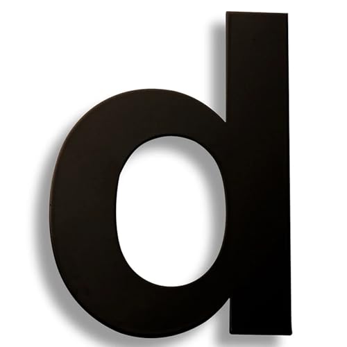 Chiffre maison extérieur pour boîte aux lettres et numéro de porte moderne en métal noir