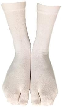 Tabi Socks- Comfortable Soft White Ankle-High Toe Socks
