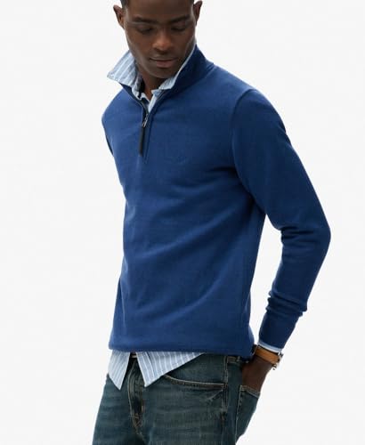 Pull Superdry Pull à demi zip en coton Essentials EU - vue 8