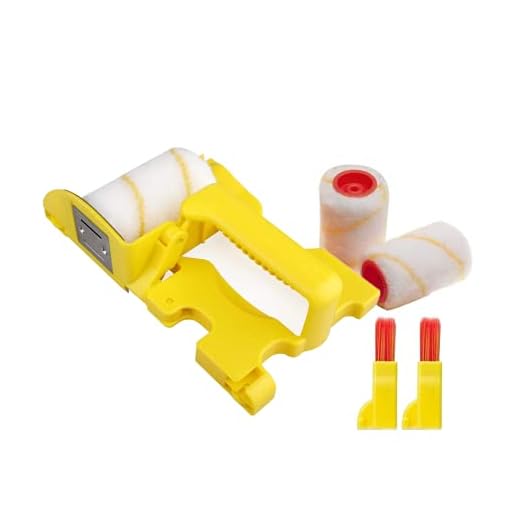 Household Clean Edge Paint Roller with Replacement Rollers & Brushes Multifunctional Clean Cut Paint Edger for Home Room Wall Ceiling Indoor Outdoor Painting