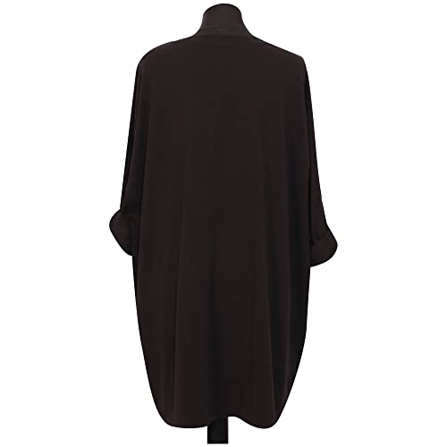 Storm Island® Women Italian Heart Top Ladies Animal Print Cotton Top Plus Size Tunic Shirt Summer Casual Wear Batwing Sleeves Shirt for Women Girls Long T-Shirt Heart Design One Size Blouse 14-24 UK