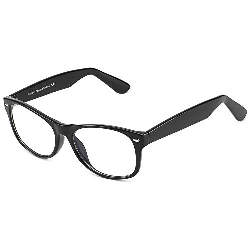 Image of Cyxus Semi Rim Blue Light Glasses for Men Women TR90 Metal Frame UV Blocking Computer Glasses Clear Lens Square Eyewear
