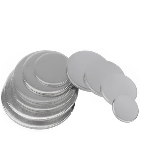 Plaque inox 1 disque circulaire en acier inoxydable 304 pour Bricolage(60mm x 1.5mm)