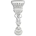 Design Toscano Les Filles Joyeuses Dancing Maidens Pedestal Column Plant Stand with Urn, 36 Inch Tall, Cast Stone Resin, Antique Stone Finish