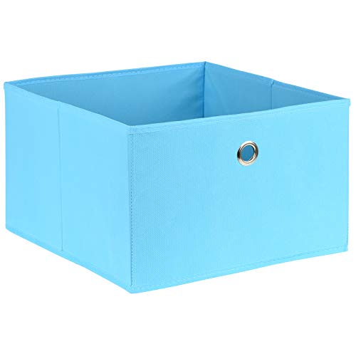 Hartleys Rectangular Fabric Storage Box with Metal Ring Handle