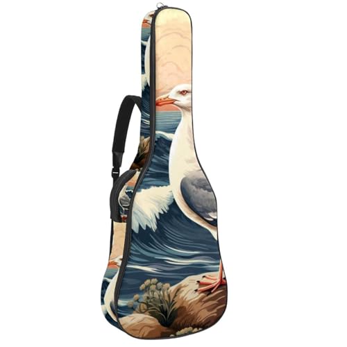 JRHEJTFZ Housse pour guitare acoustique de 1,9 cm d’épaisseur – Imperméable – Durable et élégant – Motif ours blanc, Multicolore 5., 42.9×16.9×4.7 in, Motif imprimé tendance - Les Beatles, Paul McCartney, John Lennon, RIngo Starr, George Harrison JRHEJTFZ Housse pour guitare acoustique de 1,9 cm d'épaisseur - Imperméable - Durable et élégant - Motif ours blanc, Multicolore 5., 42.9x16.9x4.7 in, Motif imprimé tendance
