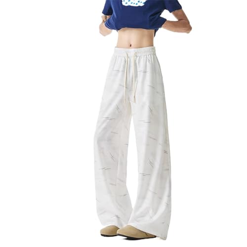 Men's Pants Summer Thin Wide-Leg Loose Sport Ice Silk Casual Trouser for Men2