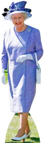 Star Cutouts Cut Out of Queen Elizabeth II Lilac Dress
