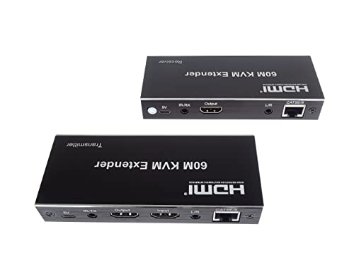 Extensor HDMI KVM que soluciona la pérdida de señal de vídeo a larga distancia con USB 4