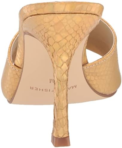 Marc Fisher Women's Danria Heeled Sandal, Gold, 8.5 | Image 2