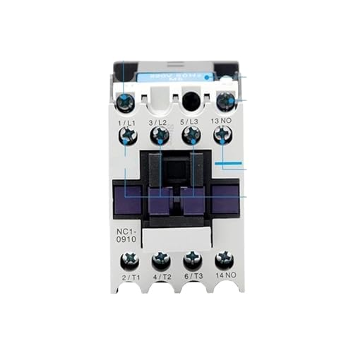Contactor de CA industrial de 9A para solucionar caídas de tensión en motores