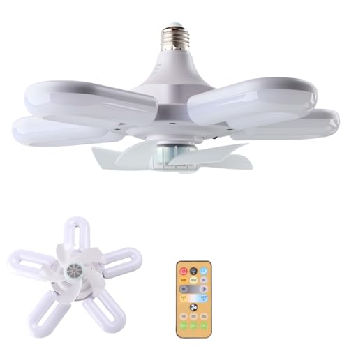 Lampe ventilateurs de plafond avec télécommande contre la chaleur