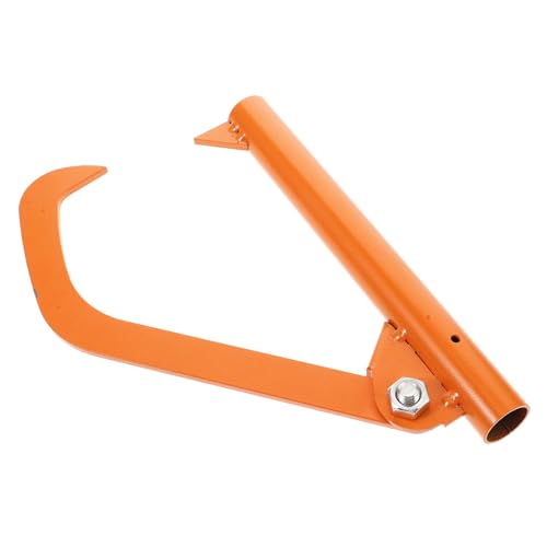 POPETPOP Outil de Bûcheronnage Robuste avec Crochet Incliné Réglable Métal pour Déplacement des Bûches et Travaux Forestiers Polyvalents