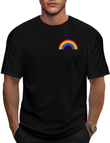 Image of Ithalt Pride Tank Top for Women LGBT Rainbow Flag Shirt Love Heart Graphic Tee Lesbian Gay Pride Sleeveless Vest