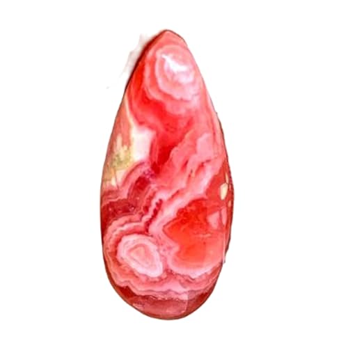 Pierre de rhodochrosite poire pour créer votre pendentif bohème