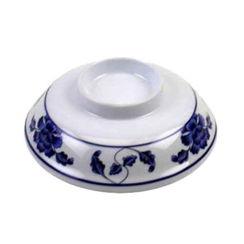 A-to-Z Supply 3201CTB Noodle Bowl Lid, 5-1/4", Round, Break-Resistant, Dishwasher Safe, BPA Free, Melamine, Lotus, NSF, Pack of 12