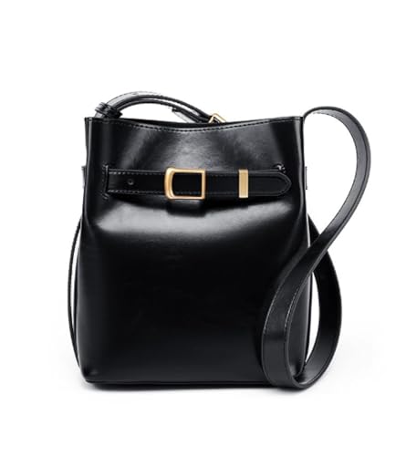 Vintage Women's Shoulder Bag Bucket Bag Vintage Top Layer Crossbody Bag Women's Shoulder Crossbody Bag4
