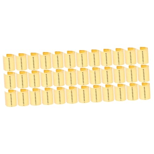 IWOWHERO 3sets Leather Rope DIY Clip Jewelry Making Crimping Cord Tubes Metal Rope Buckle Tassel Clips 100pcs*3