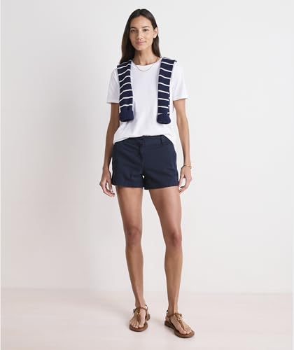 Image of vineyard vines Women's 3 1 /2 Inch Herringbone Every Day Shorts
