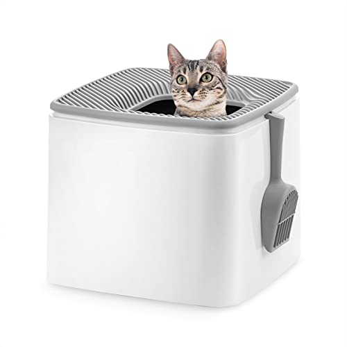 Iris Ohyama, Maison de Toilette Chat Premium avec Pelle, Bac