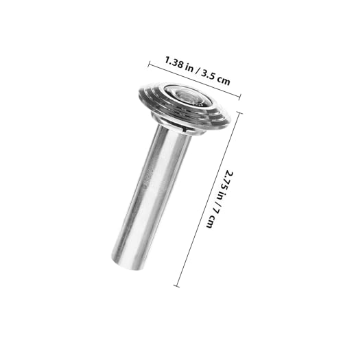 Artibetter Mirilla de Puerta Metal Seguridad 15mm Ojo de Gato Resist. al Fuego Longitud Ajustable 5.5-7.3cm Sin Cubierta miniatura 2