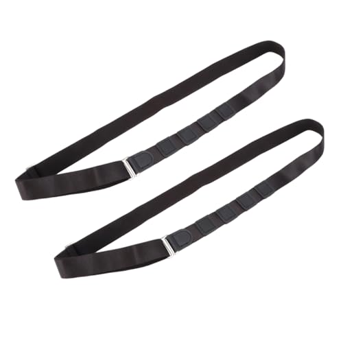 2pcs Adjustable Elastic Shirt Stay Belts Anti-Crease Shirt Holders for Men and Women Non-Slip Stay Straps for Dress and Casual Wear