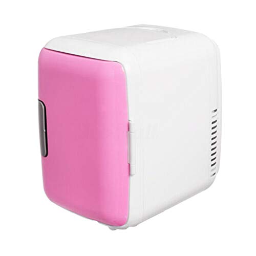 Cvoepobey 4L 12V / 220V Mini Refrigerador PortáTil EléCtrico Refrigerador Refrigerador Congelador Coche Hogar
