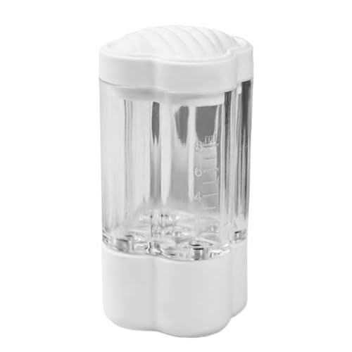 Hair Oil Applicator, Scalp Scrubber and Massager, Refillable Strands Oil Brush Dispenser for Women, Adults and Friends for Hair Care and Massage, 1,06 x 2,24 pulgadas, White/Grey