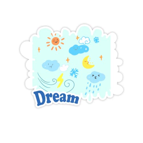 Espressione Clima Adesivi Citazione Sogno Decalcomanie in Vinile