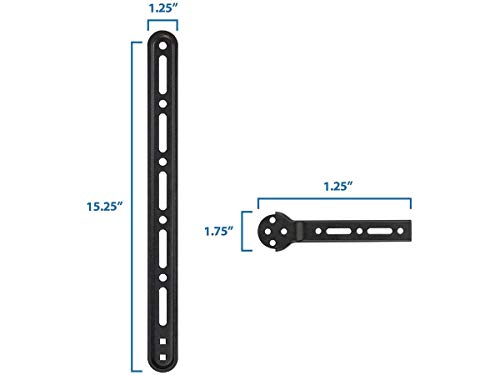 Monoprice Universal Soundbar Bracket With Adjustable Arms, Fits Displays 23In To 65In, Soundbars Up To 33Lbs, Black, 139489 #TOP2
